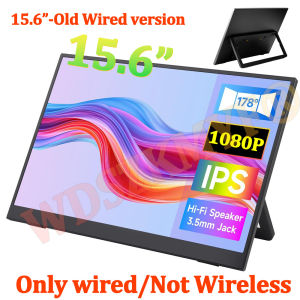 NEW 15.6” Wireless Portable FHD 1080P 16:9 IPS Panel Secondary Display Computer Monitor Type-C HDMI For Xbox Switch Laptop