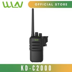 WLN KD-C2000 5W 16 Channel UHF 400-470MHz Two Way Walkie Talkie Radio IP67 Waterproof with Detachable Flashlight