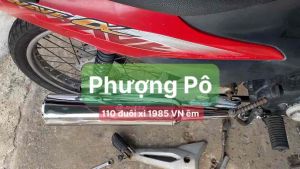 ⚡️FREESHIP⚡️ Pô WAVE 110 đuôi xi 1985 VN nước xi đẹp tiếng Êm dzin & móc ấm cho WAVE NHỎ-DREAM-CUP
