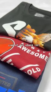 American original brand  classic vintage cotton LIGHT GREY t shirt for men graphic tees aesthetic outfit 238010