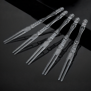 Disposable Fruit Forks Separate Packaging Commercial Use