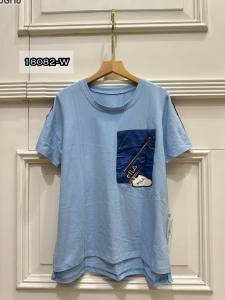 ATASAN WANITA KAOS WANITA KATUN SPANDEX WANITA TEE 18082-W