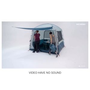 Decathlon Camping Tent Arpenaz Base - 6 Person (6.25 sqm Waterproof 3 Openings with Mosquito Net)