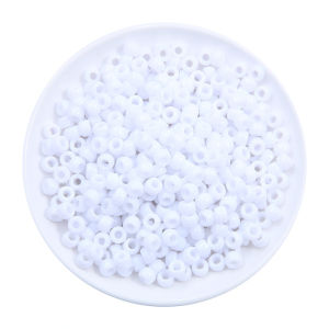 100 Hạt Cườm Acrylic 9x6mm Hạt Cườm Nhựa Lỗ Lớn Dùng Trang Trí Làm Vòng Tay Tình Bạn Và Trang Sức Tự Làm