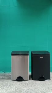Thùng rác fitis inox chân đạp 15 lít