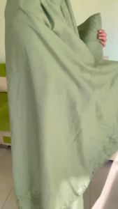 Mukena Khadijah Dewasa Bahan Katun Adem Lembut Dingin PART II Bonus TAS - NNC