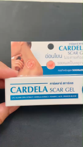 CARDELA SCAR GEL คาร์เดลาร์ สการ์เจล เจลสำหรับดูแลรอยแผลเป็น สารสกัดจากธรรมชาติ ขนาด 10 กรัม (1หลอด)
