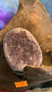 hốc đá thạch anh tím Amethyst tự nhiên Braxin Uruguay năng lượng vũ trụ 527