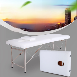 Portable Foldable Beauty Bed Massager Acupuncture Massage Handheld Luggage Aluminum Alloy Back Neck Head Foot Body Care Equipment