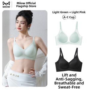 MiiOW | Summer Thin Bra Large Bust Minimizing Underarm Fat Lifting Invisible Breathable