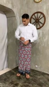 Sarung Batik Rayon Jumbo Motif Botol 8 | Rayon / Goyor Print | Jumbo | Serian Warna