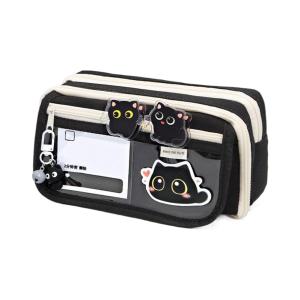 Cat Pencil Case - Large Capacity Stationery Pouch For Elementary/Middle Schoolers Boys & Girls Niche Ita Bag Pencil Box