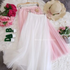 ROK TUTU POLOS WANITA PANJANG DEWASA MURAH BERKUALITAS BAHAN TILE IMPORT