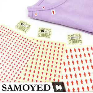Kertas Label / Stiker Tanda Panah / Penanda / Penunjuk / QC / Reject / Arrow Sign Sticker / Self Adhesive Paper / Labels Samoyed SADP-RW