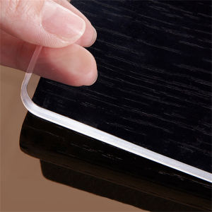 Khăn Trải Bàn PVC Trong Suốt Dày 0.25mm Chịu Nhiệt Chống Thấm Nước Chống Dầu Kiểu Trơn Dùng Cho Gia Đình
