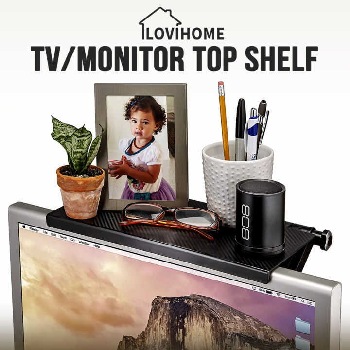 SG SCREEN CADDY TV TOP SHELF COMPUTER RACK DISPLAY MONITOR MOUNT