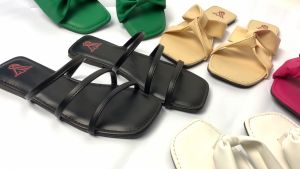 SV7N NUSRETA Sandal Wanita Flat Teplek Empuk Untuk Anak Size 26 Sampai 35 Dewasa 36 Sampai 43 B-013