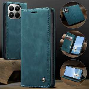 CaseMe เคสกระเป๋าเงิน15T Pro Xiaomi หนัง PU นิ่มมีขาตั้งแม่เหล็กแบบฝาพับหนังป้องกันปกหนังพร้อมบัตรประจำตัวและกระเป๋าใส่การ์ดเครดิต