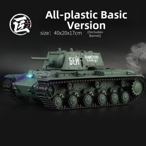 TANKZHANG | Remote Control Metal Climbing Off-road Tracked KV-1 Heavy Tank Model 1/16