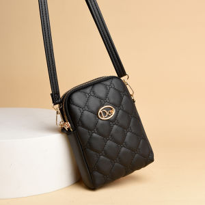 Túi Đeo Chéo Da Mềm in Họa Tiết Mùa Hè Túi Đựng Điện Thoại Di Động Túi Đựng Tiền Xu Túi Đeo Vai Đơn Túi Vuông Vuông