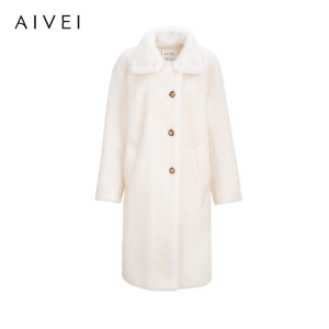 AIVEI | Minimal Luxury Style Artificial Mink Fur Coat