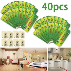40Pcs Cockroach Traps Pest Baited Glue Traps Disposable Spiders Ants Killer Cockroach Trap Killer House Pest Bug Insect Control