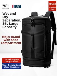 SEPTWOLVES | Dual-Shoulder Bag Travel Business Computer Bag