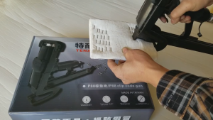 Pneumatic Mat Gun | Carpet & Pad Nail Gun 1222J 1215J 1220J | Heavy Duty Pneumatic Tool for Flooring & Upholstery