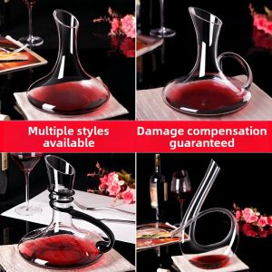 Lead-Free Crystal Wine Decanter With Handle Home