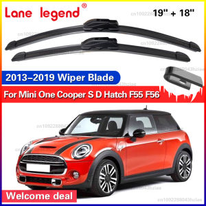 Car Front Wiper Blade Washer Windscreen 19+18 Car Accessories For MINI One Cooper S D Hatch F55 F56 2013 - 2019