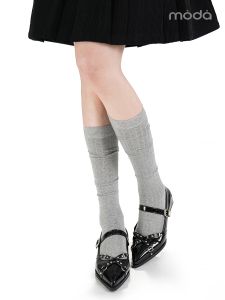 ถุงเท้าข้อสั้นลายทางสีพื้นคลาสสิก Wayee ถุงเท้าข้อสั้นสไตล์ Miu Mary Janes ถุงเท้าข้อสั้นสไตล์ญี่ปุ่นสำหรับผู้หญิง สีดำ สีขาว สีเทา ถุงเท้าข้อสั้นแบบสวมสบาย