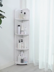 ชั้นวางของเข้ามุมห้องน้ำ ชั้นวางเข้ามุม 3/4ชั้น กันน้ำกันขึ้นรา ทนนาน