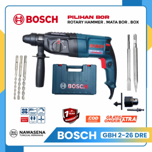 DISKON TERMURAH!!! Mesin Bor Bobok Beton Bosch GBH 2-26 DRE Rotary Hammer dg 3 Fungsi (Mesin Bobok)