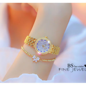 BS Hàng mới bán chạy đồng hồ Dây Xích quy mô kim cương xanh dương đồng hồ nữ đầy đủ của kim cương fa1598