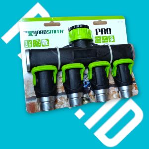 konektor Splitter 3/4 keran air cabang 4 yardsmith Splitter fourfold