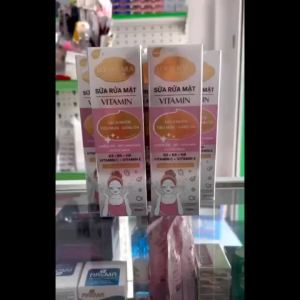 Sữa rửa mặt vitamin Louis Kara EN075 giúp sạch nhờn tiêu mụn sáng da 150ml