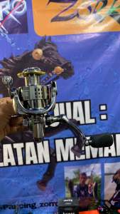 Joran Daiwa 1.8M carbon set Reel power handle dan one wat bearing