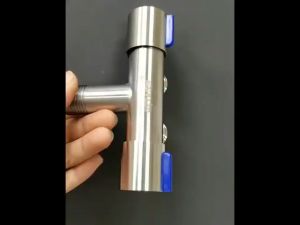MLADEN Stainless Steel 201 Angle Valve Kitchen Bathroom Quarter Turn Valve Watertap Toilet Shower Double Faucet