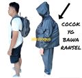 MANTEL JAS HUJAN JUMBO SETELAN MUAT DI BB 100-150 KG PRIA WANITA 4XL-6XL. 