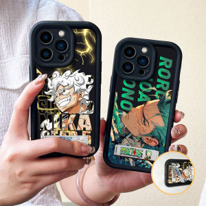 เคส ปลอก VIVO V40 V30 Pro V29 V29e V27 5G เคสโทรศัพท์ ดีไซน์ใหม่น่ารักการ์ตูนอะนิเมะ One Piece ลูฟี่โซโลตำนานสีดำ Wukong ซิลิโคนอ่อนนุ่มปกพร้อมขาตั้ง Case 2024