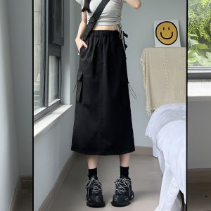 Váy Công Sở Cạp Cao Chữ a Phong Cách Mỹ Cổ Điển Cho Nữ Mùa Xuân Thu Cỡ Lớn Váy Midi Đa Năng