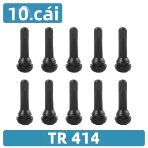 Nắp Van Lốp Xe Hơi Xe Tải Xe Máy Lanke TR413/TR414 Bằng Cao Su Hợp Kim Kẽm Dành Cho Lốp Không Săm