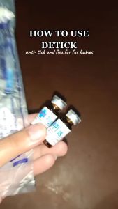 Thailand Detick Plus Blue 1cc 2cc Anti-ticks and Fleas for Puppies Dog Cat