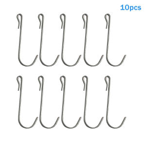 Versatile Clip-on Hooks for Wire Shelves 20 Pieces Metal Hooks for Pantry Sink Grilles No Drilling Needed for Organization