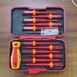 13PCS 1000V Changeable Insulated Screwdriver Set And Magnetic Slotted Bits Repair Tool Electrician Tools