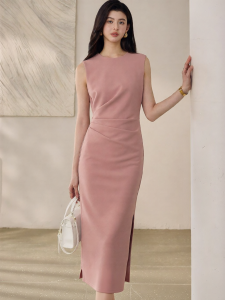 Roey s house | Đầm Knit Phối Hình Thanh Lịch Không Tay Ôm Sát
