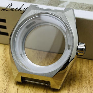 41mm NH35 Case Luxury Mens Watch Case Mineral Glass Waterproof Case Suitable For 33mm Dial Fit NH35 NH36 NH38 Movemen