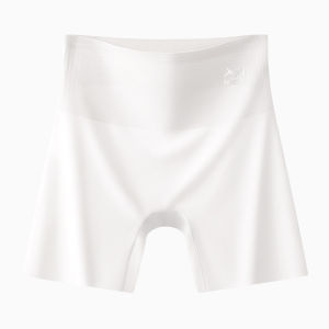 MiiOW | Quần lót nữ Ice Silk No Trace an toàn mùa hè mỏng cạp cao nâng hông chống trượt chống ánh sáng quần short tam giác