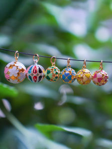 Colorful Bell for Pet Dogs And Cats Teddy Small Dogs Closed Mouth Collar Hanging Copper Bell Pet Accessories Neck Ring Bell