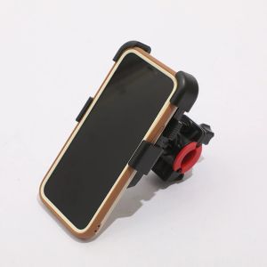 Bicycle Motorcycle Handle Mobile Cellphone Mount Holder GPS Navigation Bracket 360 Degree Rotatable Automatic Lock Clip Outdoor Cycling Accessories Mobile Holder For Bike - Lazada